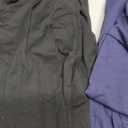 3 Piece Women's Flare Leggings High Waisted Tummy Control Yoga Pants Black Bootcut Wide Leg Leggings Workout Pants (Medium, Navy Blue Black)