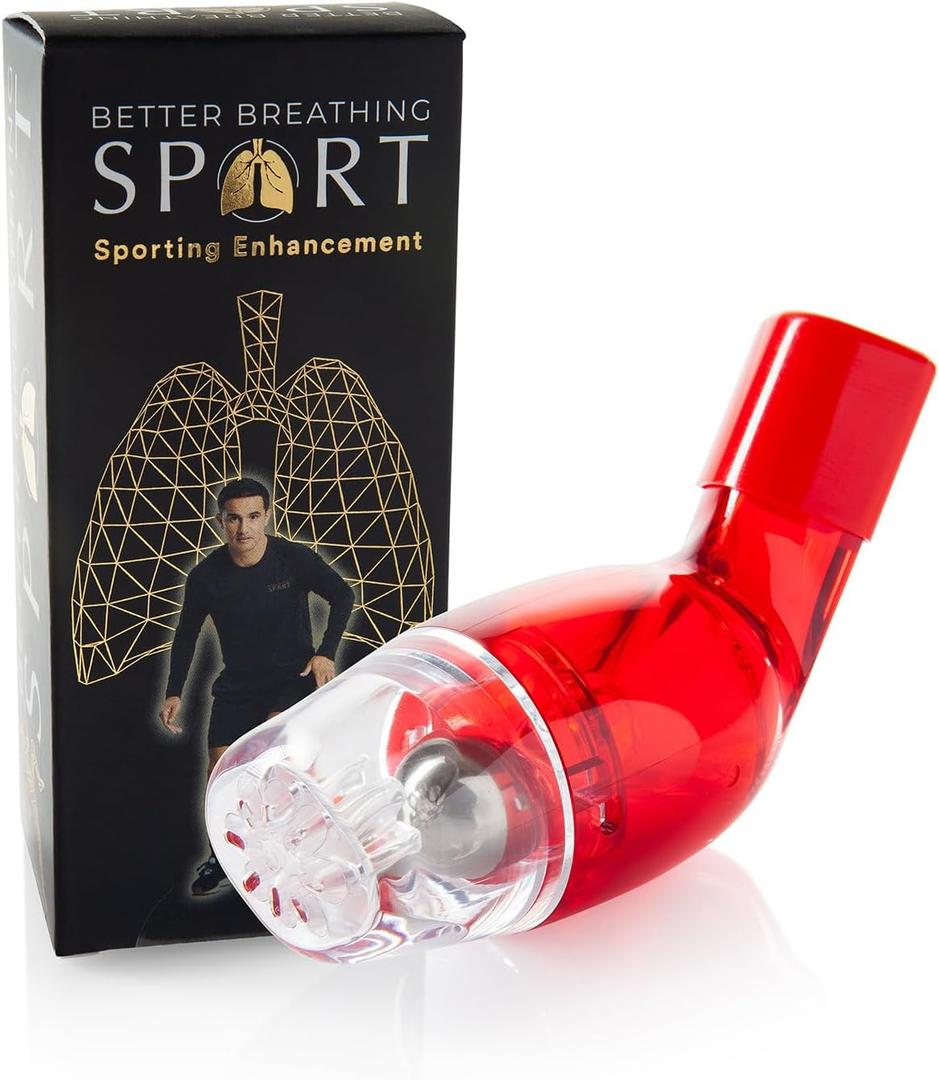 Exercise Breather Product and Fitness Trainer for Expiratory Breathing Performance & Lung Muscle Power Expander Exerciser to Expand Lung Capacity for Professional Athletes
