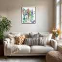 2 x CSZPPQAF Wildflowers Paint by Numbers Kit for Adults Beginner, Flower Paint by Number Kits on Canvas, DIY Easy Acrylic Watercolor Floral Oil Painting by Numbers for Home Wall Decor 16X20inch