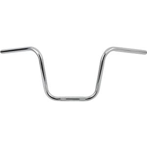 7/8'' Drag Ape Hanger Handlebar Fit Bobber Brat Cafe Chopper Custom Motorcycles Harley Sportster Chrome (10 inch)