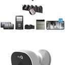 CHAMBERLAIN B6753T Smart Garage Door Opener, Video Streaming & Advanced Corner LED Lighting-myQ Smartphone Controlled-Ultra Quiet, Strong Belt Drive myQ Smart Outdoor Wired Camera