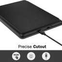 MoKo Case Fits 6" Kindle Paperwhite (10th Generation, 2018 Releases), Thinnest Lightest Smart Shell Cover with Auto Wake/Sleep for Amazon Kindle Paperwhite 2018 E-reader - Black