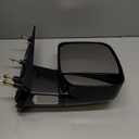 ECCPP Folding Manual Side View Mirrors Right Passenger Side Tow Mirror Replacement fit for 2002 2003 2004 2005 2006 2007 2008 For Ford E150 E250 E350 E450 E550 Econoline Van (Passenger Side (RH))