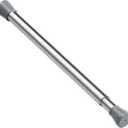 Tension Rod for Windows 17-26 Inch - 7/8" Diameter Silver Spring Curtain Rod, No Drilling, Adjustable & Expandable - Perfect for Window, Doorway, Closet, Kitchen