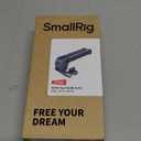 SmallRig Lightweight NATO Top Handle, Quick Release NATO Grip for DSLR Camera Cage, Universal Top Handle with 5 Cold Shoe Adapters (NATO Rail NOT Included) -3766
