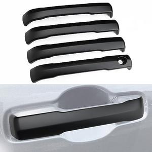 DLOVEG Car Door Handle Cover Compatible for 2022 2023 2024 2025 2026 Toyota Tundra Accessories Door Handle Protector for Tacoma 2024 2025 for 4Runner 2025 Matte Black