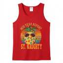 CC Provided Sleeveless Tank Top, Men, Red, Small