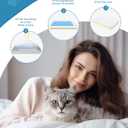 KONE 45 Count Litter Box Liners, Pet* Scoopfree Self-Cleaning Box Liners, Automatic Kitty Litter Bags, Thickened & Leak-Proof Drawstring Cat Litter Waste Bags, Disposable Refill Tray Rectangle Bags