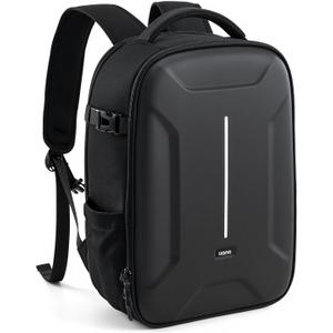 llano 22L Large Hardshell Camera Backpack Case, Camera Bags for Photographers Compatible with DSLR and Mirrorless Cameras,for Sony Canon Nikon Fujifilm with Laptop Compartment,Travel and Outdoor