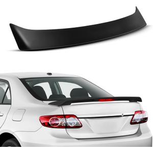 SCITOO ABS Black Rear Trunk Spoiler Wing Body Kits Replacement for 2003-2013 for Toyota Corolla