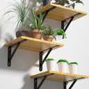 Shelf Brackets 16 Inch x 10 Inch, Heavy Duty Shelf Brackets, L Brackets Heavy Duty for Shelves, Wall Mount Metal Brackets for Wood