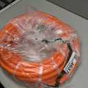 YAMATIC Heavy Duty Garden Hose 5/8 in x 50 ft with Swivel Fitting, Super Flexible Water Hose, All-weather, Lightweight, Burst 600 PSI (50' (feet) Male to Female with Swivel, Orange)
