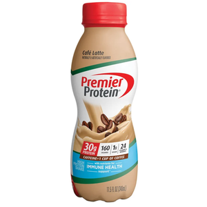 Premier Protein Shake, Café Latte, 30g Protein, 1g Sugar, 24 Vitamins & Minerals, Nutrients to Support Immune Health, 11.5 fl oz Pack of 12, Expired 29 JUN 2025