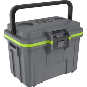 Pelican 8QT Personal Cooler & Dry Box (Dark Grey/Green)