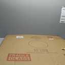 Augeno 36 inch Round 1/4" Thick Pencil Polished Edge Glass Table Top - Tempered, Scratch Resistant & Safety Replacement Glass Designed for Dining, Coffee, Patio & End Tables