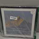 12x12 Picture Frame Set of 2 Black with 10x10 Mat for 30 x 30cm Diamond Art Painting, Display Photo 12 x 12 Without Mat, Wall Hanging Large Frame with Plexiglass, 2 Pack