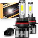 Bulbs High/Low Beam 6500K Cool White 900% Brighter 36000LM, Plug-N-Play with Cooling Fan IP68 Waterproof Off Road Lights, Pack of 2
