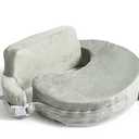 My Brest Friend Super Deluxe Nursing Pillow - Enhanced Comfort & Ergonomic Breastfeeding Pillow for Ultimate Support For Mom & Baby - Adjustable and with Handy Side Pocket, Platinum