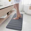 Memory Foam Bath Mat 47 x 17, Ultra Soft Absorbent Bathroom Rugs