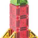 Magna-Tiles microMAGS 26-Piece Travel Magnetic Construction Set Bold Colors, The Original Magnetic Building Brand