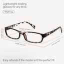 Gaoye Reading Glasses for Women, 6 pack Fashion Readers for Women Men Spring Hinge Eye Glasses, Blue Light Reading Glasses