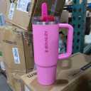 STANLEY Quencher ProTour Flip Straw Tumbler with Leakproof Lid | Built-In Straw & Handle | Cupholder Compatible for Travel | Insulated Stainless Steel Cup | BPA-Free, 30oz