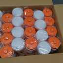 Talltalk 24 Pcs Basketball Water Bottles Bulk 25 oz Reusable Squeeze Sports Bottles Portable Leak Proof Plastic Juice Bottle for Summer Sport Themed Party Favors Birthday Team Senior Night Gifts