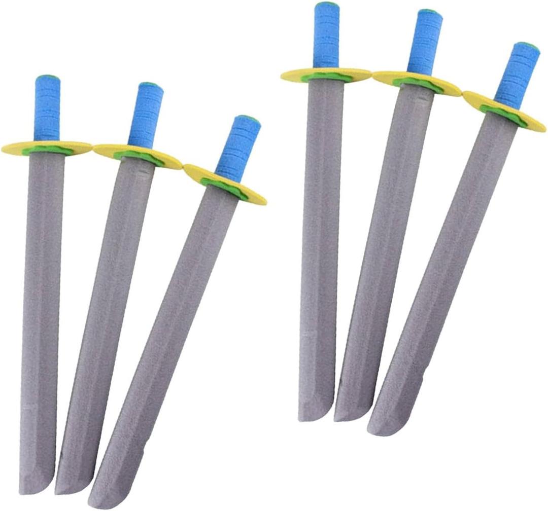 Halloween Props Knives, Foam Toy, Cosplay Costume, Knights Pretend Play Halloween Props, Pretend Play Game for Decoration, 6 Pieces