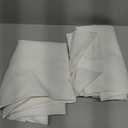 KOUFALL White Room Darkening Curtains 48 Inch Long,Blackout Short Window Curtains 48 Inch Length for Bedroom Bathroom 2 Panels Set