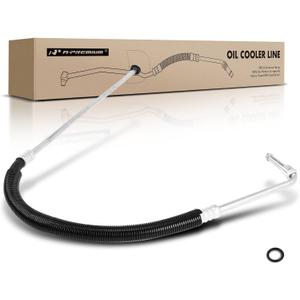 A-Premium Inlet Lower Engine Oil Cooler Line Hose Assembly Compatible with Chevrolet Tahoe GMC Yukon C1500 C2500 Suburban C3500