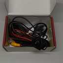 4 Modes Button Switch AHD 1080P Backup Camera for Car 180Wide Angle Rear Camera with Clear Night Vision 360+45 Rotatable Front/Side/Rear View Camera IP69K Waterproof Reverse Camera Fisheye Lens