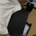 Desk-Mounted Cat Hammock Bed, Clamp-On Pet Perch, Soft Faux Fur, No-Drill Install, Washable Pad, 16.5" Round, Supports 50 lb, Space-Saving Home Office