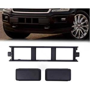 Front Bumper Cover Lower Grille Trim Panel Plastic Fit For 2018-2020 Ford F150 Black