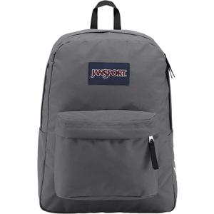 JanSport SuperBreak One Backpacks - Durable, Lightweight Bag with 1 Main Compartment, Front Utility Pocket with Built-in Organizer - Premium Backpack, Graphite Grey