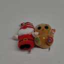 TY Beanie Boo GNEWMAN - Christmas Gnome with Hat - 6", TY BEANIE BOO NUTMEG GINGERBREAD MAN, Toys for Kids 2pcs