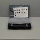 Lesure Dog Car Seat for Small Dogs, Foldable Pet Car Seat with Clip-On Safety Leash, Waterproof Puppy Booster Car Seat for Small Pets Under 25lbs, Portable Doggie Carseat Travel Carrier Bed, Grey