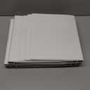 SUIN Bulk 12 Pack 0.5-inch 3 Ring Binders -Durable 1/2'' Binders with Roung Ring Binder, Large 100 Sheet Capacity, Fit 8.5" x 11" US Letter Size Paper, White (0.5'' White - 12 Packs)