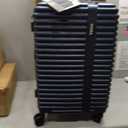 InUSA ALLY 24-Inch Medium Hardside Spinner Luggage TSA Lock Durable Blue