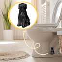 Honeydak 2 Pack Toilet Bolt Caps Decorative Dog Toilet Bolt Screw Covers Cute Ceramic Bathroom Decor Fun Themed Gadgets Bathroom Replacement Parts