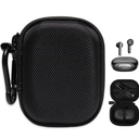 Alltravel True Wireless Earbuds Case Compatible with Tribit FlyBuds C2, C1, C1 Pro Wireless Earbuds, Tribit Earbuds, Bluetooth 5.2 Earbuds (Black)
