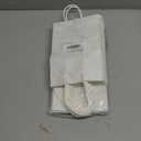 SUNCOLOR White Gift Bags, 24 Pack Small Kraft Paper Bags, 7.9 x 5.12 x 3.15 Inches, with Handles for Party Favors, Retail, Wedding, Valentine's Day, Birthday Treats