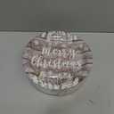 Juvale 80-Pack Merry Christmas Paper Plates - 9 Inches Decorative Paper Plates, Christmas Decorations for Holiday Parties & Family Gatherings