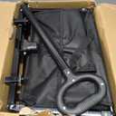 Wagons Carts Foldable, Lightweight Portable Utility Shopping Cart with Wheels, Folding Grocery Wagon Cart for Grocery, Camping, Shopping, Beach, Garden, Sports Black (100L)