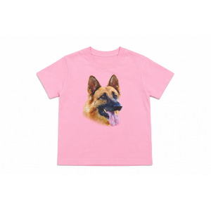 German Shepherd Face T-Shirt, Size Small