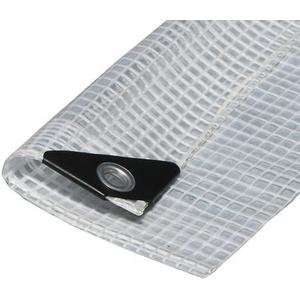 Waterproof Premium Clear Heavy Duty Poly Tarp, 6’ x 20’ – Rot-Proof & Mildewproof 3x3 Mesh Tarpaulin