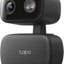 Tapo 1080p Pan/Tilt Indoor/Outdoor Security Camera  Free Person/Baby Cry Detect & Motion Track, 360 View, Color Night Vision, SD/Cloud Storage, Works w/Alexa & Google Home HybridCam 360 (Black)