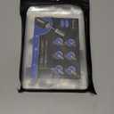 30PCS Sanding Drums for Dremel Rotary Tools Accessories, Sanding Bits Kit for Dremel Sanding Bands with 1/8 inch Shank, Sandpaper Sticks Set for Plastic Wood Metal Grinding Polishing 400-2000 Grit