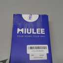 MIULEE Pack of 2 Couch Throw Pillow Covers 18x18 Inch Soft Burnt Orange Chenille Pillow Covers for Sofa Living Room Solid Dyed Pillow Cases