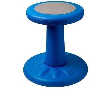 Studico Active Chairs - Kids Wobble Stool - Flexible Seating for Classrooms, Improves Focus, Blue, 17 Lbs 