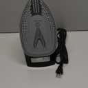 Steam Iron for Clothes 20s Fast Heat-up,1700W Iron with 14.07oz Large Water Tank,Non-Stick Ceramic Soleplate, Anti-Drip, Auto-Off, Burst Steam, Self-Cleaning